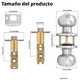 thumbnail image 4 of Este producto es ideal para ser utilizado como una cerradura de la puerta delantera, una cerradura de la puerta trasera o una cerradura de la puerta del dormitorio, 4 of 5