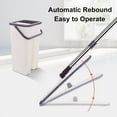 thumbnail image 5 of Flat Floor Mop and Bucket Set for Home Floor Cleaning, Wet & Dry Self Cleaning Mop, Hands Free Floor Flat Mop, Stainless-steel Handle, with Reusable Microfiber Pads, 5 of 9