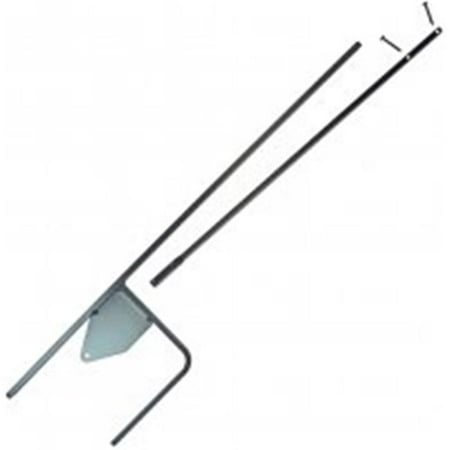 Erva Bluebird House Two Piece Mounting Pole, Black, 5' 10"