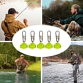 thumbnail image 4 of NIBOLOG 5Pcs Fishing Bobber Stopper Plastic Swivel Anti-collision Buffer Block Professional Universal Wire Protector Accessories Float Stopper Beans Fish Line Connector Accessories Fishing Tackle, 4 of 7