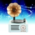 thumbnail image 3 of Tourne-Disque Tourne-Disque Bluetooth 5.0 Gramophone pour Souvenir Collection Bar, 3 of 6