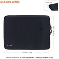thumbnail image 2 of LSS Protective Laptop Sleeve for Men/Women - Stylish & Durable Sleeve Bag for 12"-12.9" Laptops - Cool Laptop Sleeve - Compatible with MacBook, Microsoft Surface, Lenovo, HP, Dell, & More, 2 of 4