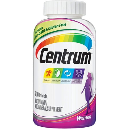 Centrum Women Multivitamin & Multimineral Supplement Tablet 200 Count