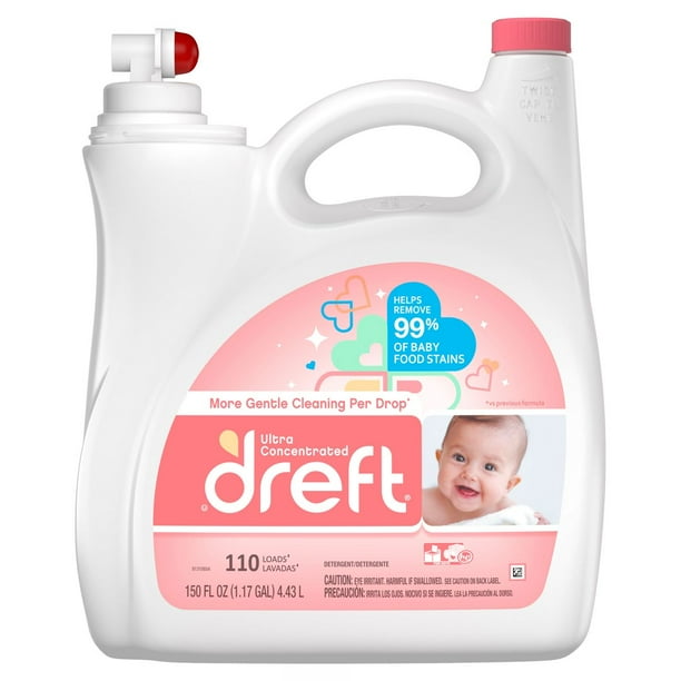 Product of Dreft Ultra Concentrated Liquid Laundry Detergent, 150 fl. oz.