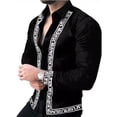 thumbnail image 1 of Forro de traje de otoño e invierno para hombre, camisa de manga larga de lujo de alta calidad con botones, solapa informal, nuevo estilo suave y cómodo, 1 of 6