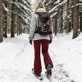 thumbnail image 6 of Auralook Women's Fleece Lined Yoga Pants with Pockets Soft High Waist Flare Leggings Winter Warm Pants, 6 of 8
