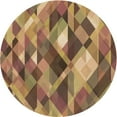 thumbnail image 1 of Ahgly Company Machine Washable Indoor Round Transitional GoldenRod Gold Area Rugs, 8' Round, 1 of 7