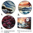 thumbnail image 3 of Designart "Coastalocean Coastal Euphony I" Landscapes Art Living Room Set, 3 of 5