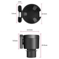 thumbnail image 4 of Soporte universal para teléfono con vaso para bebidas, accesorios interiores, multifunción, doble orificio, 2 unidades Azul, 4 of 8