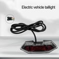 thumbnail image 2 of 36/48V E-Bike Led Tail Light Turn Signal Rear Lamp Brake Lights E-Bike Taillight Replacement Electric Bicycle Accessories Fangkenuo, 2 of 9