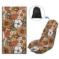 thumbnail image 5 of Xixirimido Cottagecore Hippie Daisy Flower Print Car Seat Towel Covers Athletic Running Towel Sweat Car Front Seat Protector Non Slip Cover for Outdoor Sport Activities Washable, 2 Pack, 5 of 8