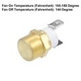 thumbnail image 4 of Unique Bargains Universal Car Radiator Engine Temperature Thermo Sensor Switch 3/8'' NPT 180 Degree on 165 Degree Off, 4 of 6
