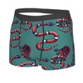 thumbnail image 2 of Naloa Snake And Rose Print Mens Underwear - Boxers for Men, Classic Briefs for Men, 2 of 9