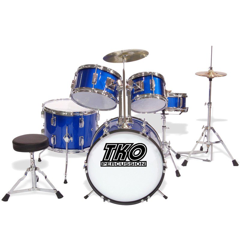 Junior Drum Set for Kids, This Percussion Drum Kit Features Bass Drum
