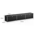 thumbnail image 1 of Armario de almacenamiento, aparador, estante de almacenamiento, muebles modulares, tablero de Metal de acero inoxidable para gabinete de sala de estar, 1 of 4