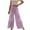 Purple, variant on Lilgiuy Women's Fashion Casual High Waist Elastic Waist Drawstring Straps Solid Color Ruffle Wide Leg Long Pants Orange 6(M) Winter Clothes for 2022