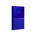 thumbnail image 3 of WD My Passport WDBYNN0010BBL - Hard drive - encrypted - 1 TB - external (portable) - USB 3.0 - 256-bit AES - blue, 3 of 8