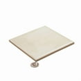 thumbnail image 4 of Zahara 6x6 Creamy off-white Porcelain Zellige Square Wall and Floor Tile (5.38 sq ft/case) - 22 Pack, 4 of 5