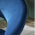 thumbnail image 5 of Roundhill Furniture Slatina Velvet Upholstered Accent Chair in Gold Tone/Blue, 5 of 10