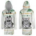 thumbnail image 3 of American Shorthair Mother Book Lover Happy Mother's Day All Over Print 3D Hooded Duffle Toggle Coat Cat Lover Kitten Owner Gifts - 03004, 3 of 6