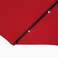 thumbnail image 3 of Bibana 9ft Solar 24 LED Lighted Patio Umbrella with 8 Ribs, Adjustment and Crank Lift System (Red), 3 of 9