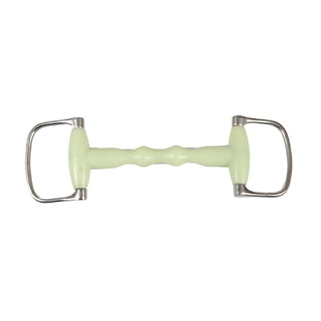 Jacks 762-5 Apple Mullen Shaped Mouth Dee Ring Bit - 5 in.