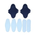 thumbnail image 1 of Reusable Menstrual Pad Set, Waterproof, Easy to Clean, Leak Proof, Clips Onto Underwear, Super Soft Layer, Suitable for Daily Use, 1 of 7