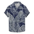 thumbnail image 3 of BiZtdJrK Multicolor Short Sleeve Button Down Shirts Fashion Tropical Graphic Summer Beach Tops Casual Lapel Tshirts Vacation Outfits L, 3 of 6