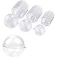 thumbnail image 5 of Adorno de bola rellenable de plástico transparente, esfera hueca a presión, decoraciones navideñas, bola rellenable transparente para boda, 15 Uds., 5 of 5