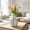 129#White, variant on Two Hugging Cats Double Opening Vase, Sleek Minimalist Easy Wipe Clean Artistic Integrated Decorative Floral Container, Modern ornament Vase for Tv Stand Cabinet Living Room Interior Decoration Use