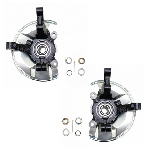 TRQ Front Wheel Bearing & Hub Assembly with Knuckle Pair for Dodge Jeep New BHA34200