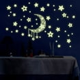 thumbnail image 5 of 2 pegatinas luminosas de luna y estrellas, fluorescentes, 5 of 5