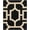 Black, Ivory, Light Brown / Hamtramck, variant on Hauteloom Hamtramck Wool Living Room, Bedroom Area Rug - Contemporary - Black, Ivory, Light Brown - 2' x 3'