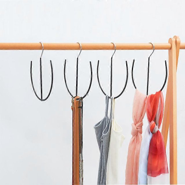SZTXJ 4pcs Belt Scarf Hanger Space Saving Hanging Organizer Multi-Purpose Ties Shoe Rack Gym Bag Organizer Closet Organization