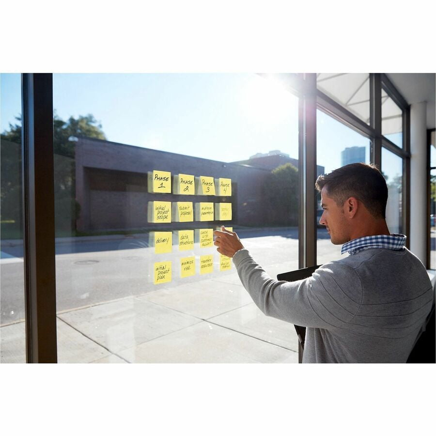 Post-it&reg; Super Sticky Adhesive Note R33018SSCYCP
