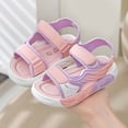 thumbnail image 2 of Dakaela 2-8Y Boys Girls Sandals Summer Athletic Hiking Beach Water Shoes Outdoor Open Toe Fashion Sneakers with Double Hook and Loops Pink, 2 of 7