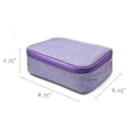 thumbnail image 2 of Wrapables Large Capacity 72 Slot Pencil Case for Colored Pencils, Stationery Pouch, Lavender, 2 of 7