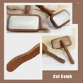 thumbnail image 6 of PTOOTP Wooden Cat Comb for Indoor Cats, Gentle Massage Brush, Brown, 1 Piece, Pet Grooming Tool for Shedding and, 6 of 7