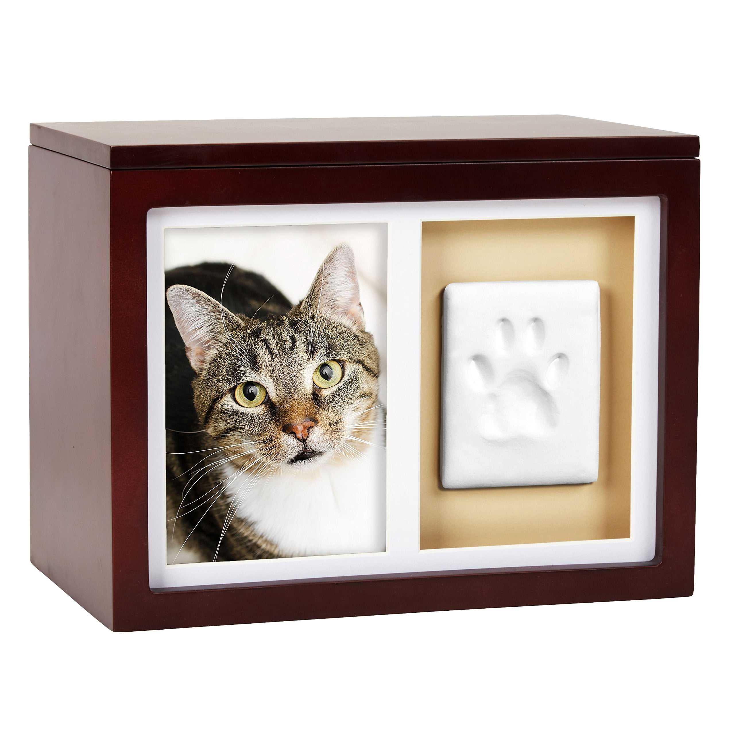 PETT Pet paw print frame with clay print kit and photo display