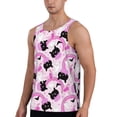 thumbnail image 2 of Salouo Pink Girl Halloween for Men's Tank Tops,Sleeveless Muscle Shirts for Men Quick Dry Workout Tank Top Gym Muscle Tee Fitness Bodybuilding Sleeveless T Shirt-Small, 2 of 7