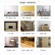 thumbnail image 5 of Bewildely 28 Uds. Pegatinas de pared de superficie de espejo 3D pegatinas decorativas para el hogar calcomanías acrílicas autoadhesivas para fondo de TV Decoración del hogar Plata Bewildely HA024975-01, 5 of 6