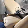 thumbnail image 6 of Center Console Armrest Cover for 2008 2009 2010 2011 2012 Honda Accord Auto Leather Suture Console Lid Cover Replacement (Beige), 6 of 10