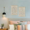 thumbnail image 6 of LZLINGMEI 2PCS Alphabet And Numbers Poster Hanger Frame,Boho Poster Wall Art with Frames, Alphabet Banner Wall Hanging Decor for Playroom, 6 of 14