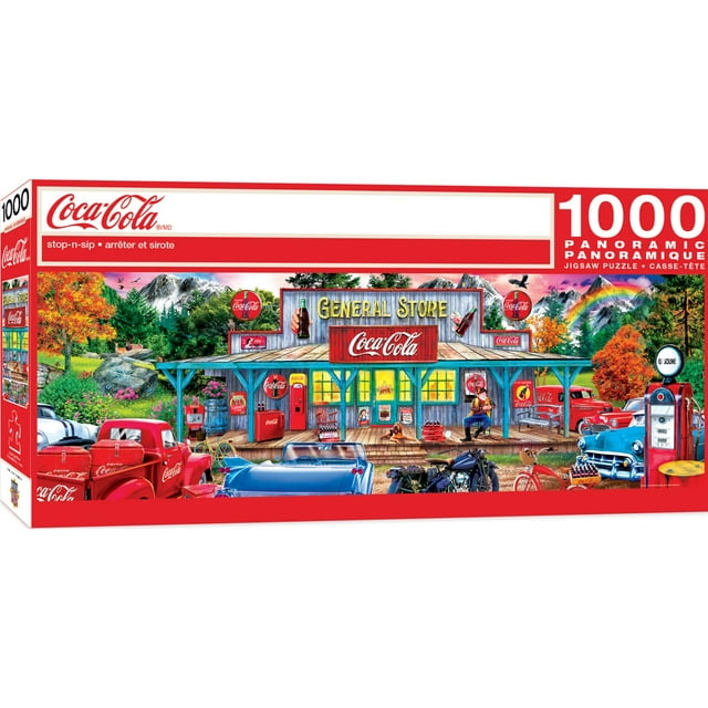 Rompecabezas MasterPieces Coca-Cola Stop N Sip 1000 piezas