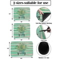 thumbnail image 6 of Hello Spring Dish Drying Mat for Kitchen Counter,Super Absorbent Quick Dry Coffee Bar Mat Pad Diatomaceous Sink Mat Non Slip Dish Drainer Mat 16x24 Watercolor Spring Floral Succulents Green Striped, 6 of 6