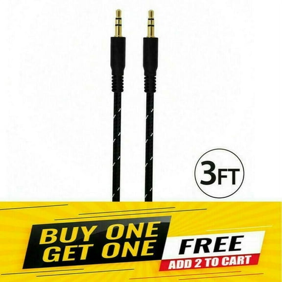 IH WIRELESS 3.5mm Aux Cord Auxiliary Audio Cable Male to Male For Car Headphone Cellphones
