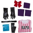 thumbnail image 6 of Pink and White Stripes Dress Outfit Full Suit with Accessories for Women Adult, 6 of 8