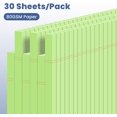 thumbnail image 3 of 6pcs Small Note Pads, Green Notepads 5x8 College Ruled Notebook, Writing Pads 5 x 8, Legal Pads, Memo Pad Paper Perforate Narrow Ruled Notebooks for Work, School, Office,30 Sheets/Pack, 3 of 7