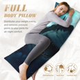 thumbnail image 5 of Lsque Undersea Shark Body Pillow Case Cover,Ultra-Soft Microfiber Bed Pillow Cases 20x54 inches,Elegant Bedding,Breathable Durable Pillow Cover with Envelope Closure, 5 of 8