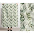 thumbnail image 3 of Soimoi Toile de Polyester de 56 Pouces de Large au Mètre - Motif de Feuilles - Blanc Cassé - Matériau Résistant à l'Eau pour l'Extérieur et le Rembourrage, 3 of 7